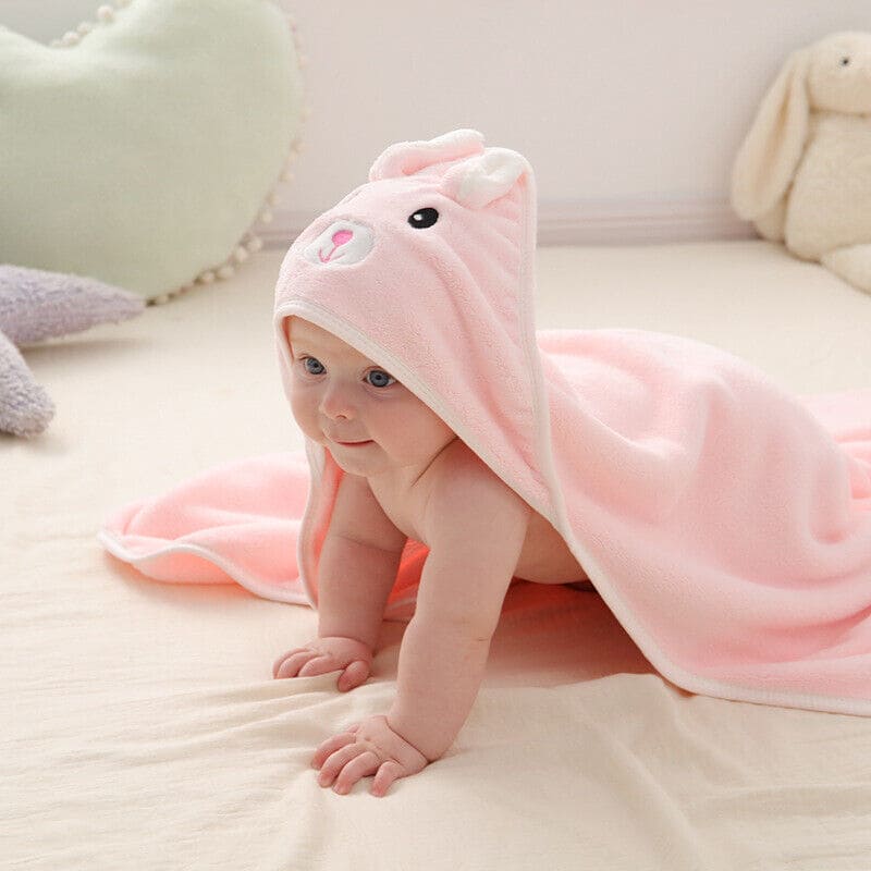 Baby Bathrobe Flannel Cloak, Cartoon Soft Hooded Spa Robe Bath Towel, Newborn Cover Up Hoodie Blanket, Little Angel Warm Sleeping Swaddle Wrap, Ultra Absorbent Toddler Bath Shower Towel Baby Bathrobe Flannel Cloak, Cartoon Soft Hooded Spa Robe Bath Towel, Newborn Cover Up Hoodie Blanket, Little Angel Warm Sleeping Swaddle Wrap, Ultra Absorbent Toddler Bath Shower Towel